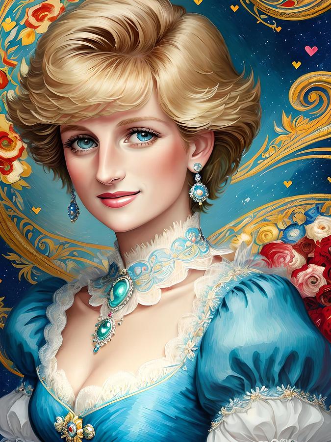Princess Diana Digital Art by Bliss Of Art - Fine Art America