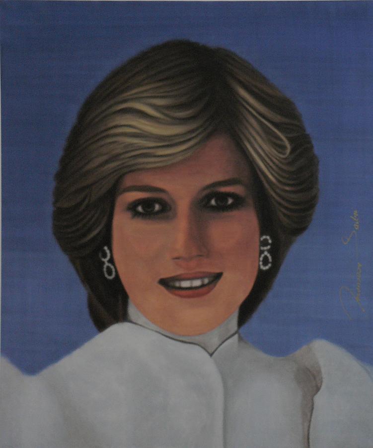 Portrait Painting - Princess Diana by Mansour Sadri