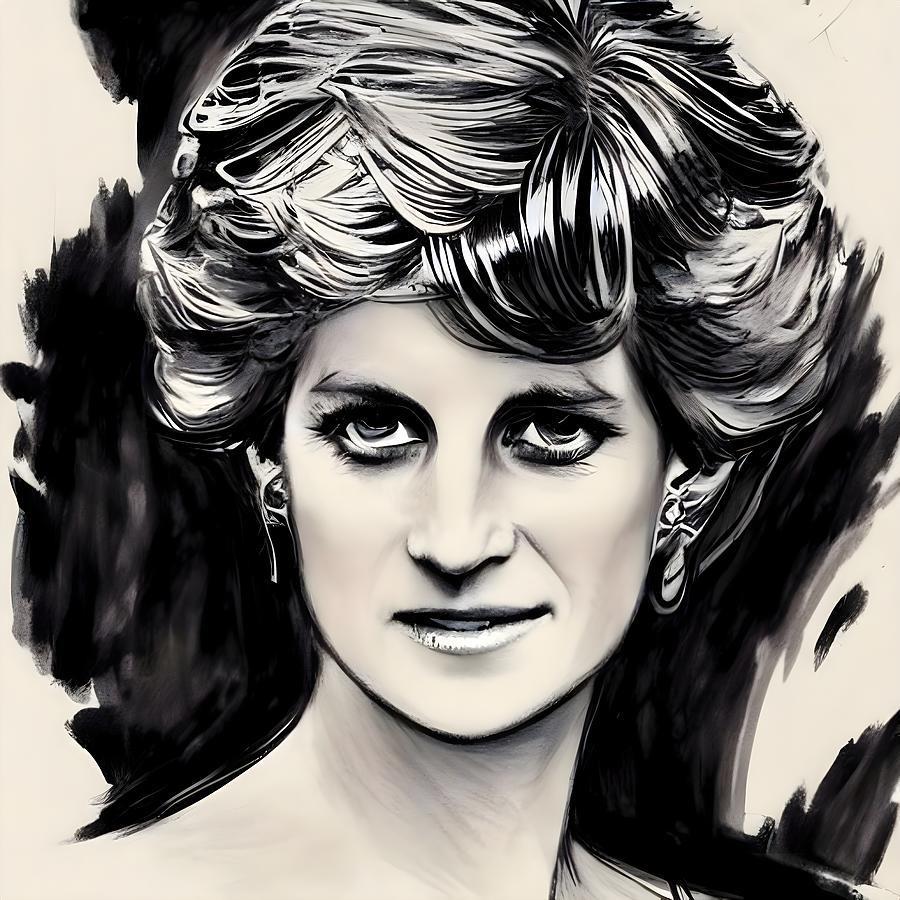 Princess Diana Digital Art by Mauricio Sobalvarro - Fine Art America