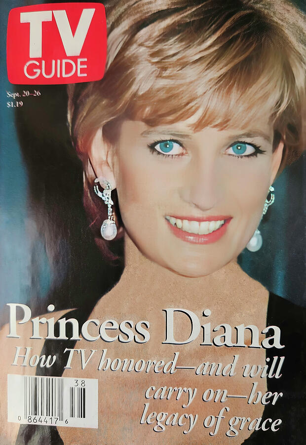 Princess Diana TV Guide Cover Photograph by Donna Kennedy