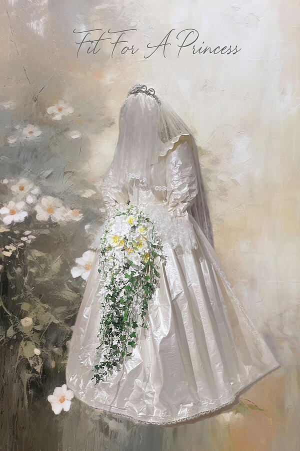 Princess Diana Wedding Dress Photograph by Donna Kennedy