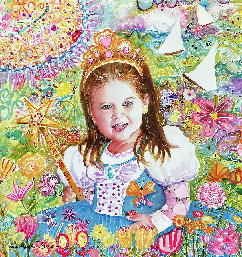 Princess Elsie Painting by Deborah Burow