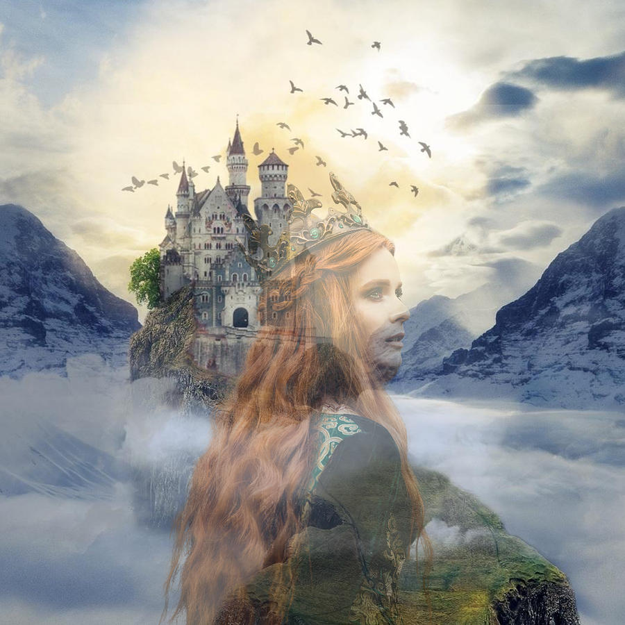Princess Fairy Tale Art Digital Art by Caterina Christakos