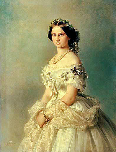 Princess of Baden by Franz Xaver Winterhalter c 1856 Painting by ...