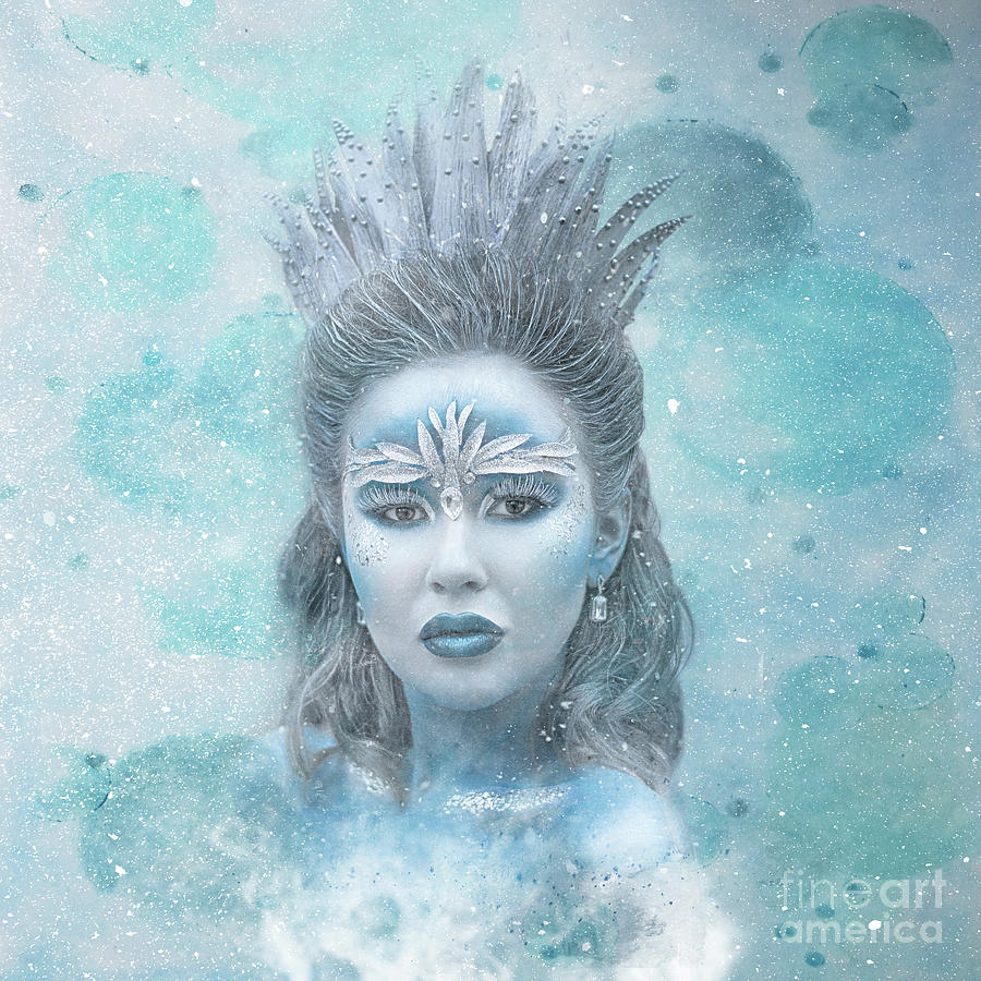 Princess of the Ice Mixed Media by Elisabeth Lucas