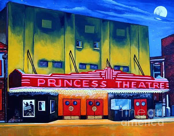 Princess Theatre Painting by James Cain Jr