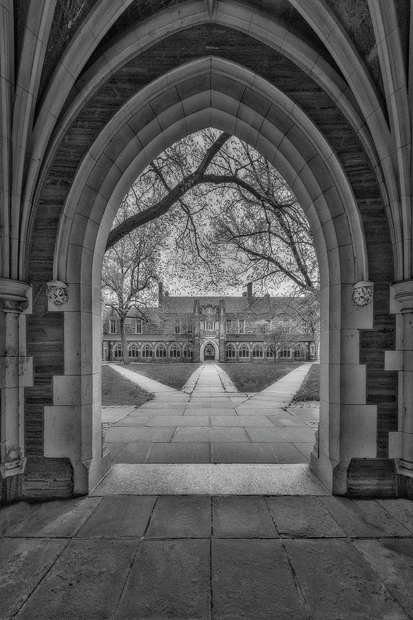 Princeton Rockefeller College BW Photograph by Susan Candelario