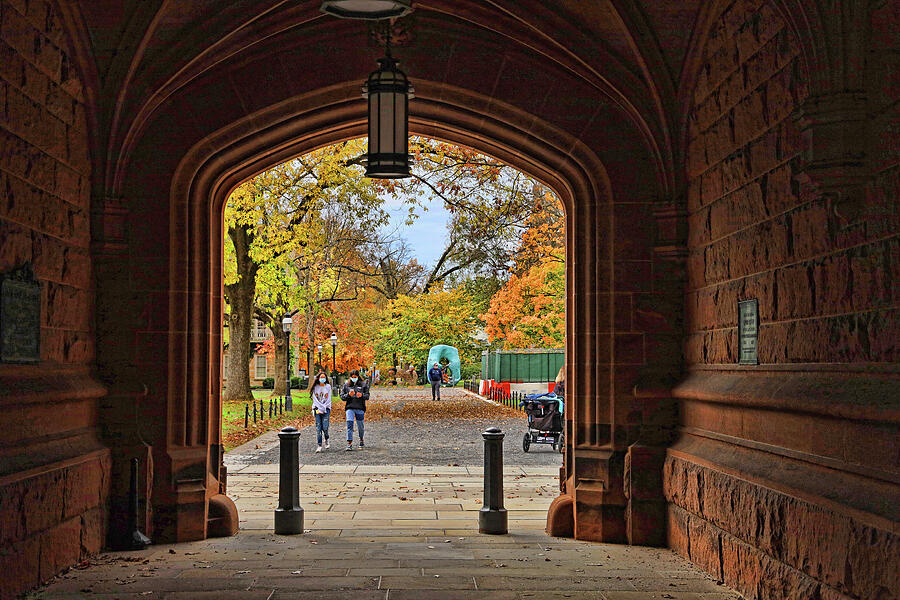 Princeton University - Arch to Main Campus Photograph by Allen Beatty ...