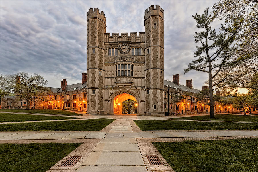 Princeton University Blair Hall Clock Tower Photograph by Susan Candelario