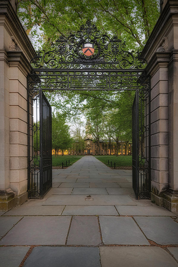 Princeton University Photograph - Princeton University Entrance Gate by Susan Candelario