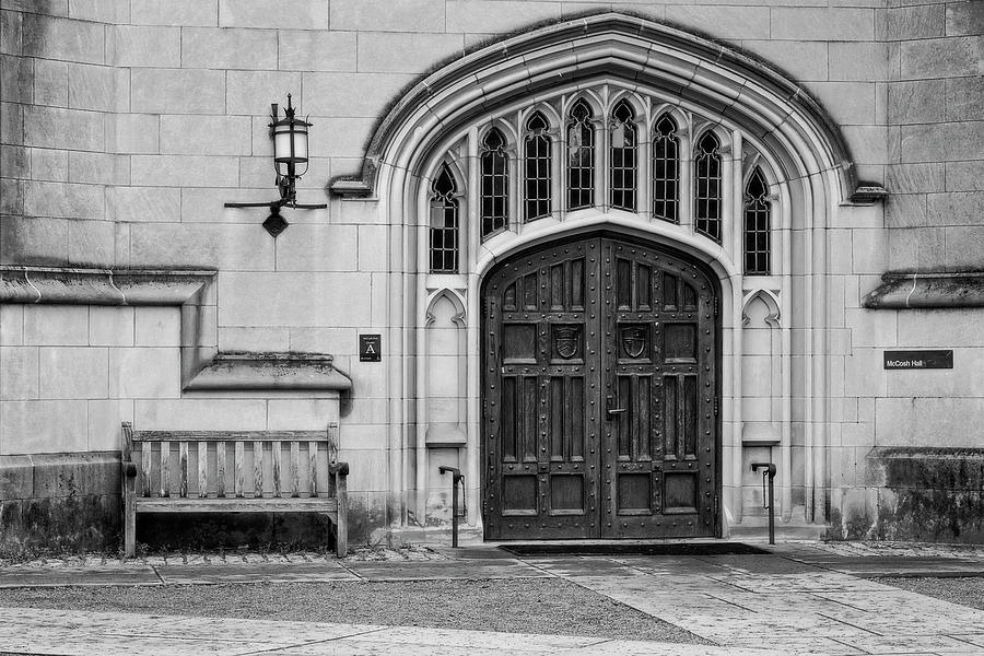 Princeton University McCosh Hall BW BW Photograph by Susan Candelario