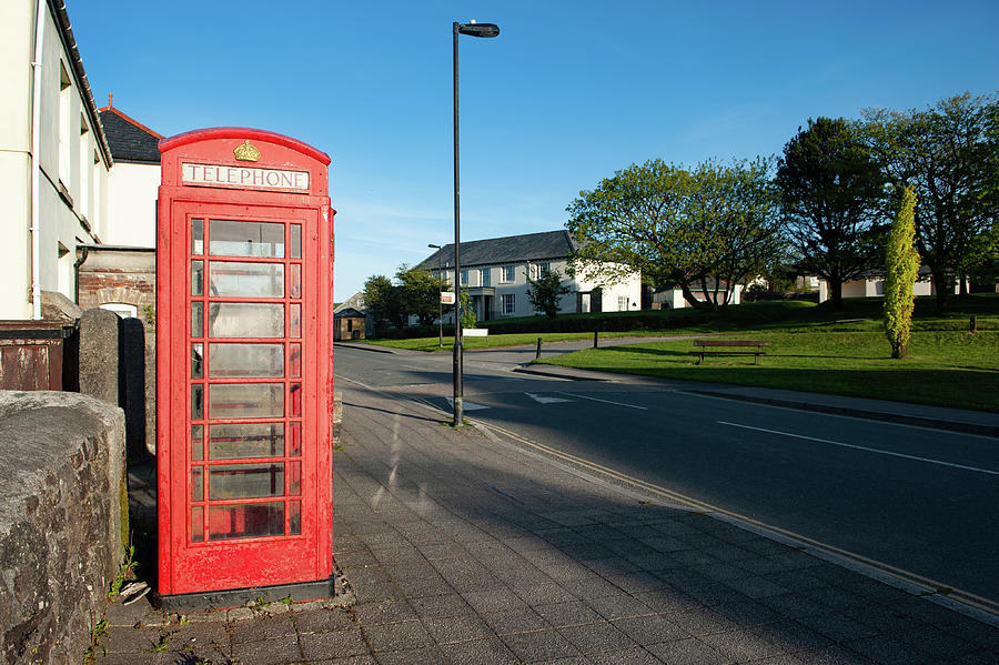Princetown Red Telephone Box ii Photograph by Helen Jackson