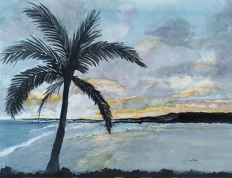 Princeville Dawn Painting by Claudette Carlton