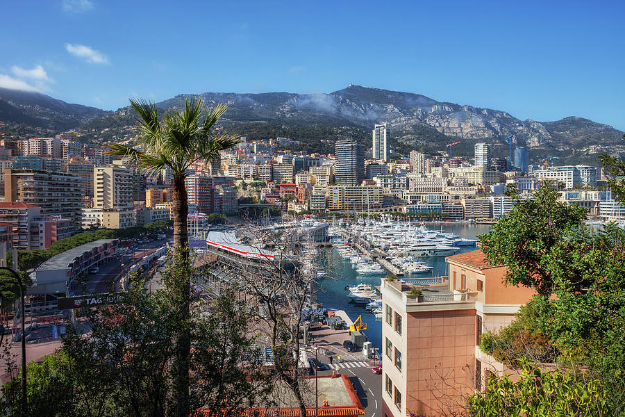 Principality Of Monaco Coastal Cityscape Photograph by Artur Bogacki