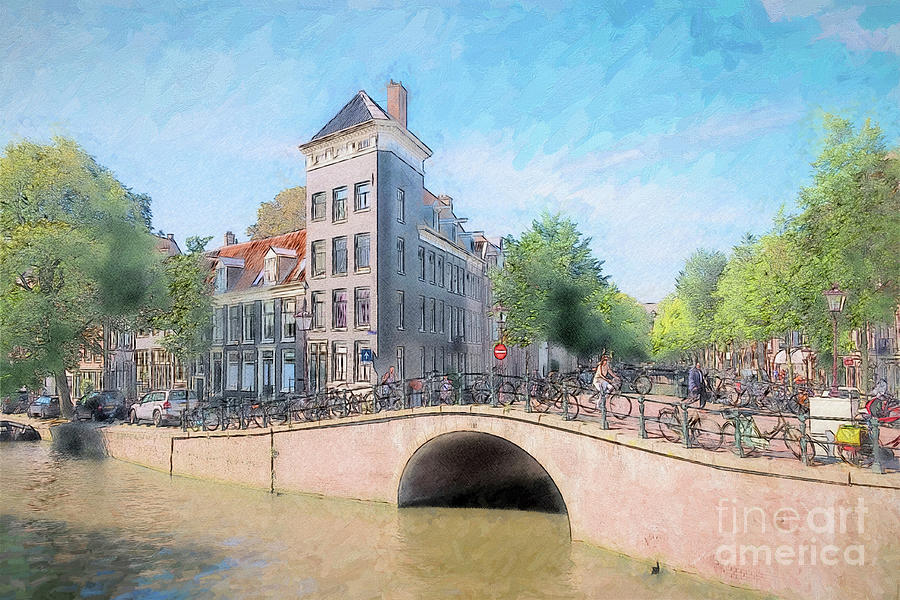 Prinsengracht Canal 3, Amsterdam Photograph by Philip Preston