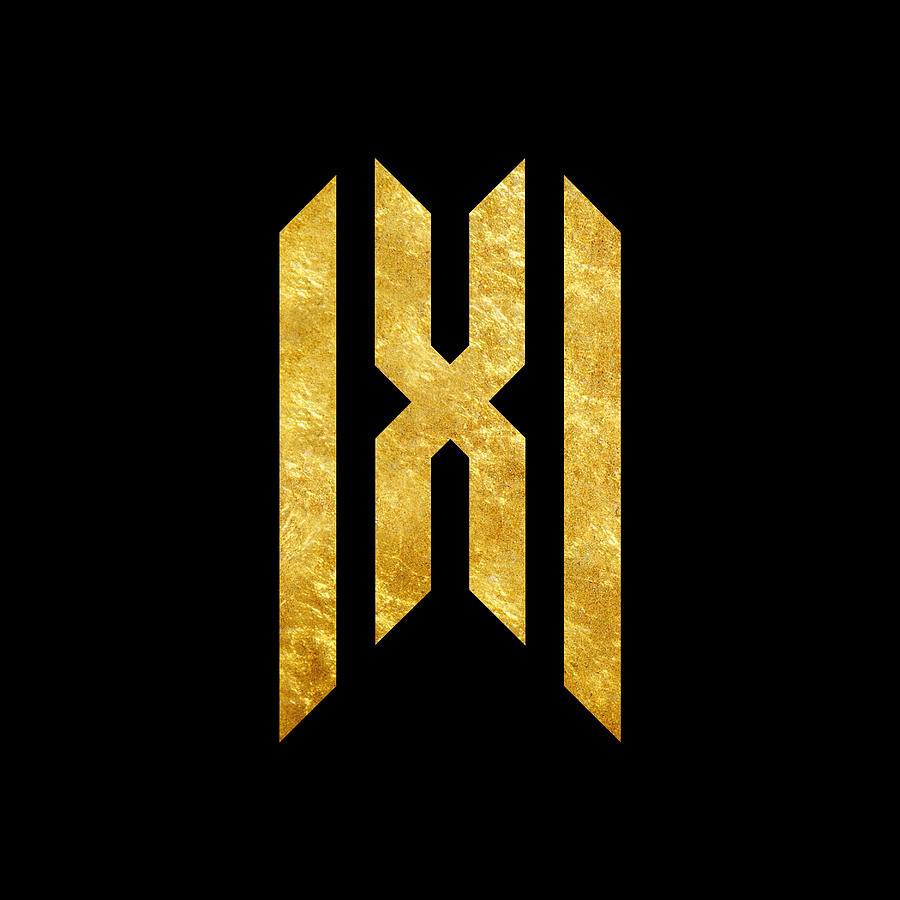 Print Monsta X Gold Logo Ar22 Digital Art by Ayushita rohiman Febriani ...