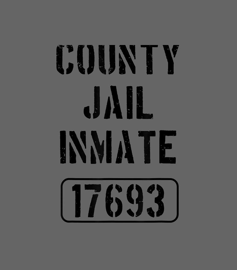 Prisoner Costume County Jail Inmate Funny Digital Art by Saeed Alaina ...