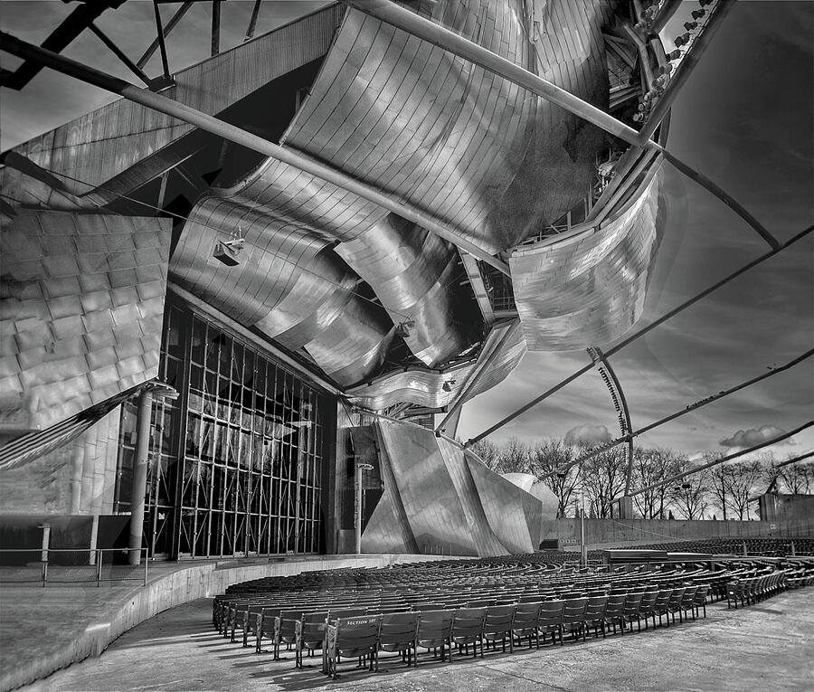 Pritzker Pavillion, Chicago Photograph by Jim Signorelli Pritzker Pavillion, Chicago Photograph by Jim Signorelli