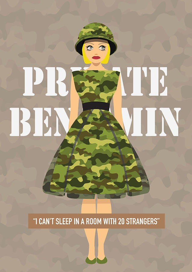 Private Benjamin - Alternative Movie Poster Digital Art by Movie Poster Boy