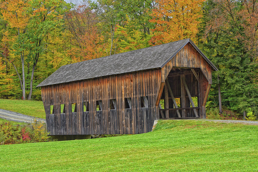 Private Covered Bridge Photograph by Mike Martin - Fine Art America