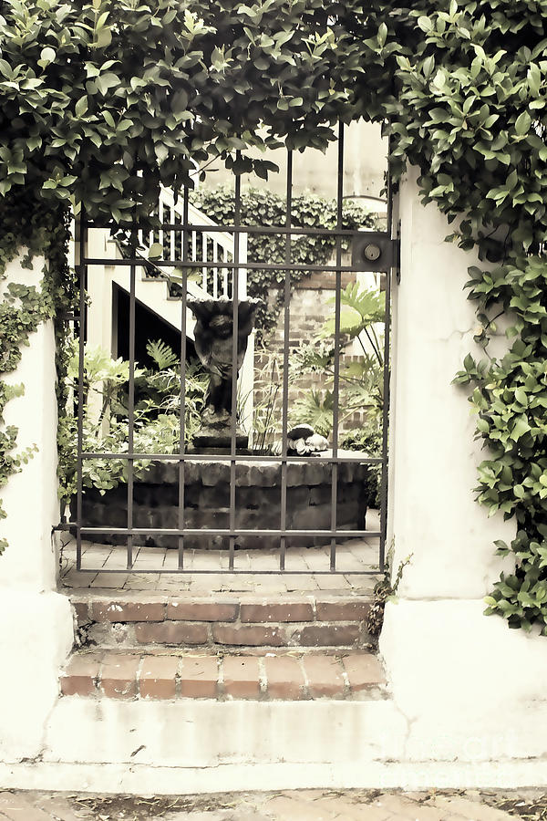 Private Garden Entrance Photograph by Theresa Fairchild