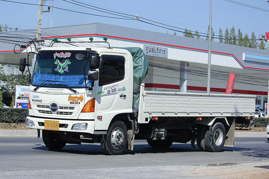 Private Hino Cargo truck. Photograph by Nuttapong