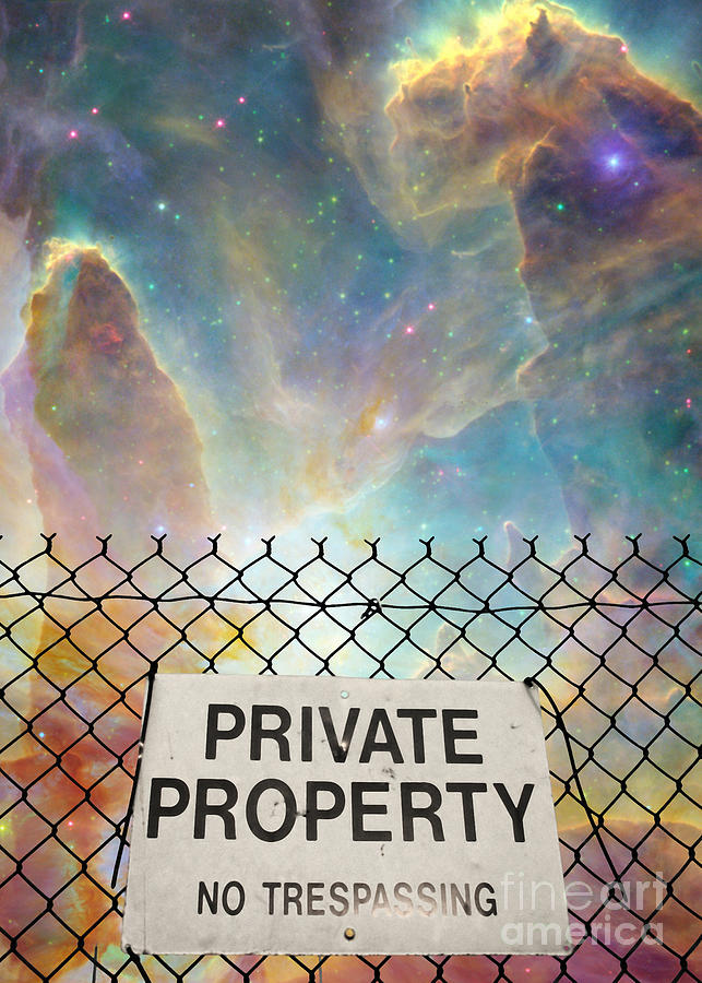 Private Property Digital Art by Bruce Rolff