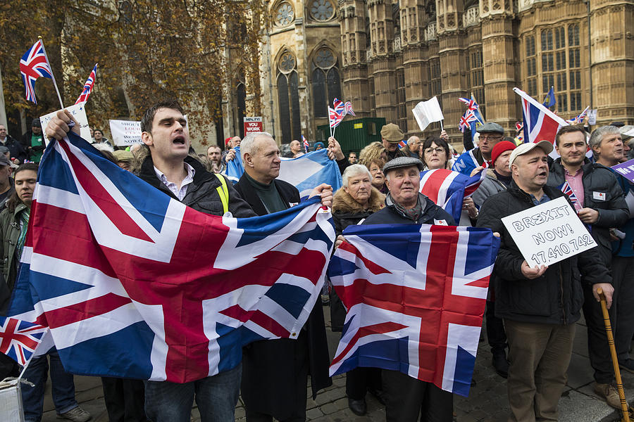 Pro-Brexit Demonstrators Call For Government To Trigger Article 50 Photograph by Jack Taylor Pro-Brexit Demonstrators Call For Government To Trigger Article 50 Photograph by Jack Taylor