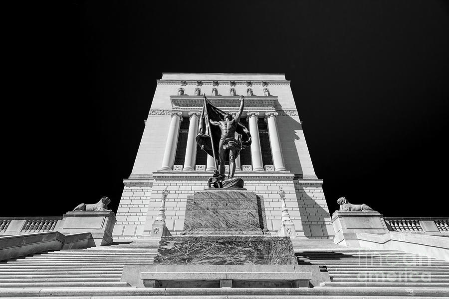 Pro Patria Statue - War Memorial - Indianapolis - Indiana Photograph by Gary Whitton