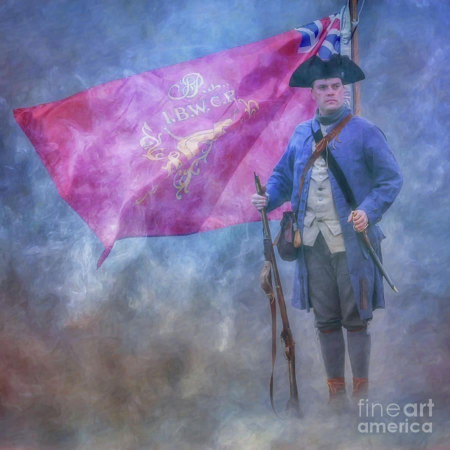 Proctors Militia Flag Digital Art by Randy Steele