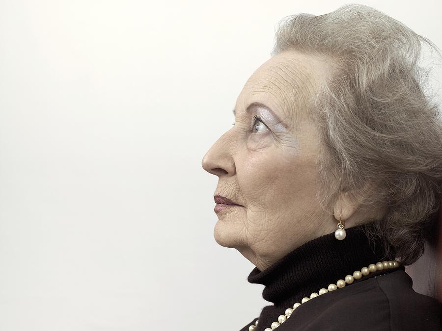 Profile of a senior adult woman Photograph by Image Source