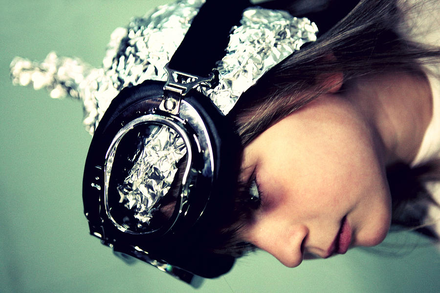 Profile Of Child In Tin Foil Hat Photograph by Bobbieo