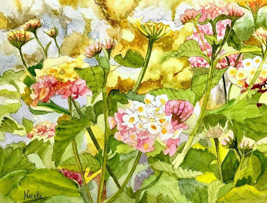 Garden Painting - Profusion by Nicole Curreri