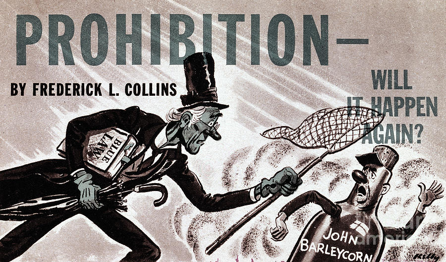 Prohibition Cartoon, 1942 Drawing by Granger Fine Art America