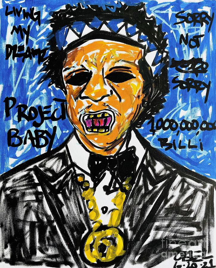 Project Billionaire Jay Z Mixed Media by Oriel Ceballos