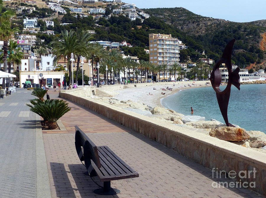 Promenade at Javea - Alicante Photograph by Phil Banks