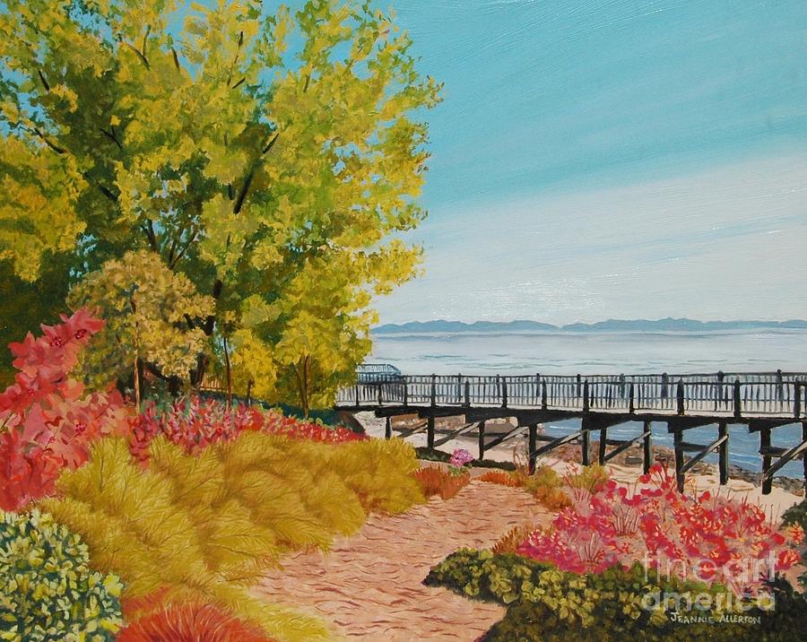 Promenade Foliage Painting by Jeannie Allerton