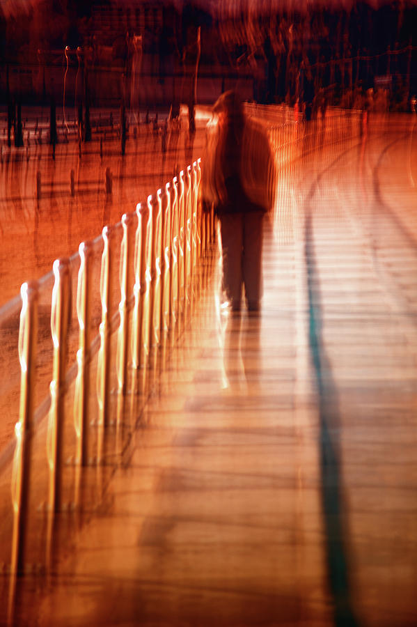 Promenade Photograph - Promenade in Red by A J Paul Promenade Photograph - Promenade in Red by A J Paul