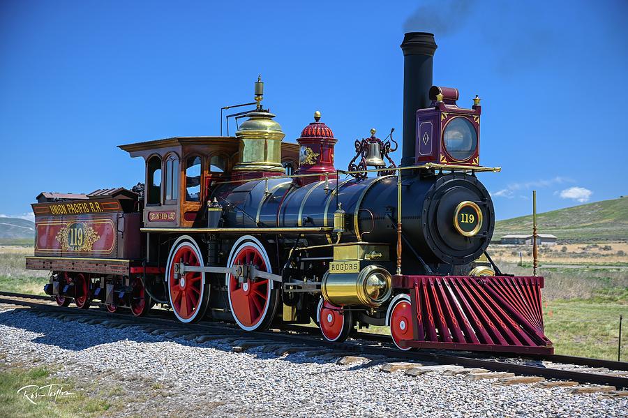 Promontory Point Union Pacific Locomotive Photograph By Russ Taylor 