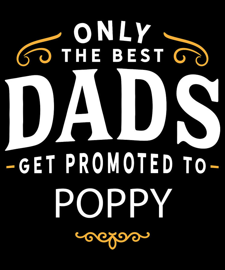 Download Promoted To Poppy Grandpa Fathers Day Apparel By Michael S