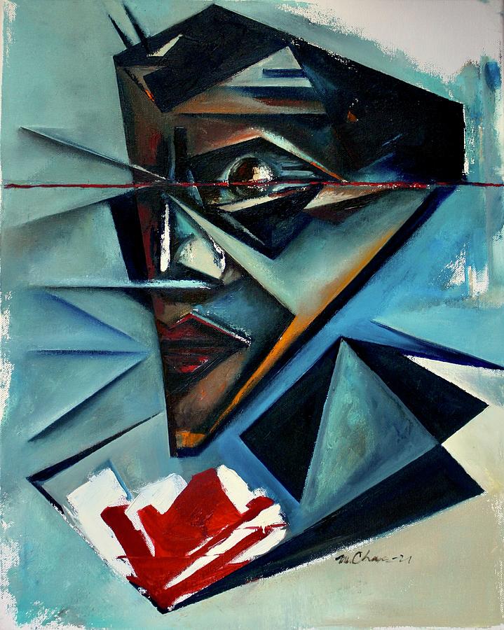 Pronounce The See / A Portrait of James Baldwin Painting by Martel Chapman