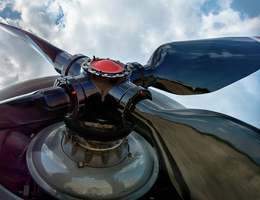 Propeller Low Angle View Photograph by Phil Cardamone