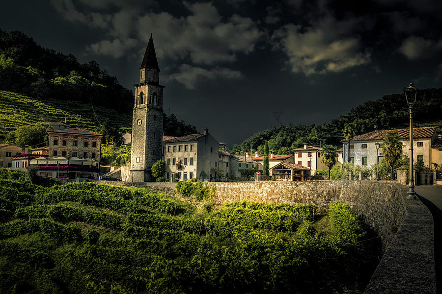 Wine Photograph - Prosecco Road Church by Norma Brandsberg