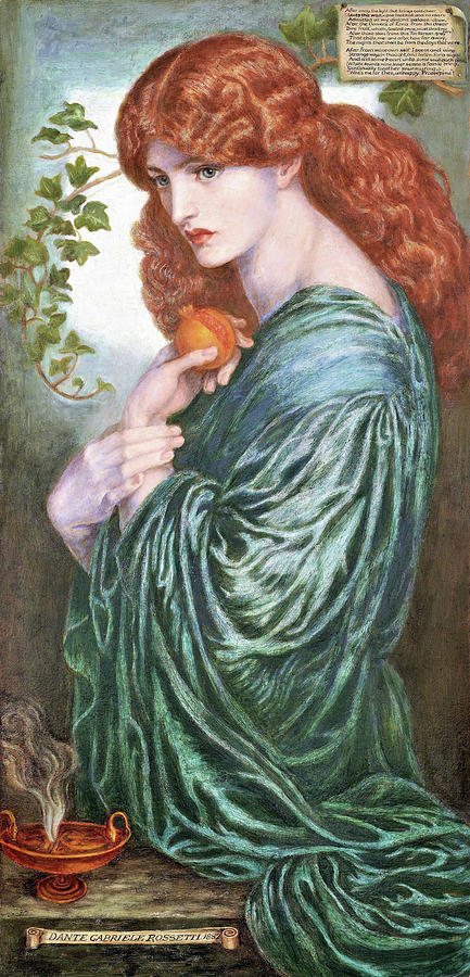 Proserpine - Digital Remastered Edition Painting by Dante Gabriel Rossetti