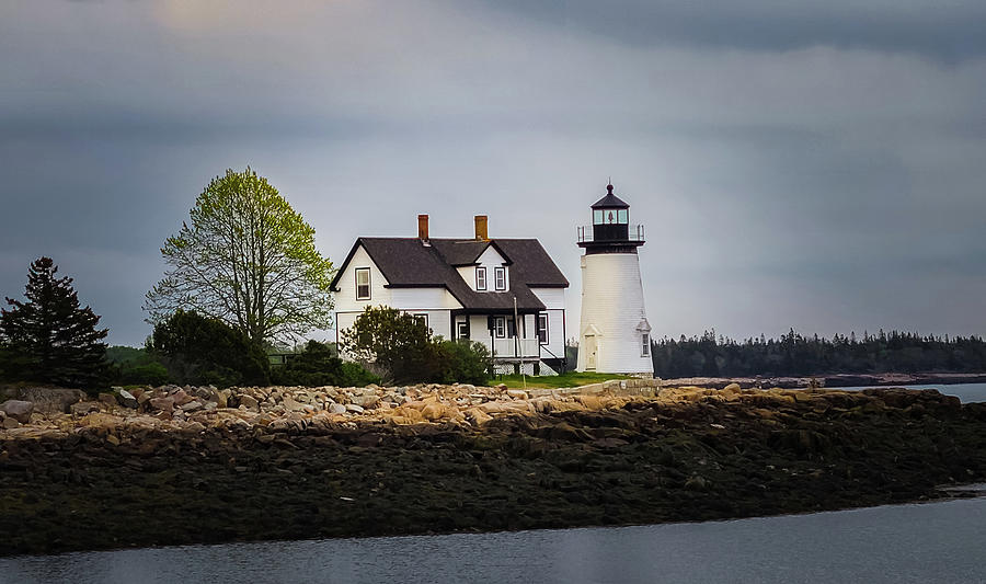Prospect Harbor Lighthouse Photograph by Ron Long Ltd Photography