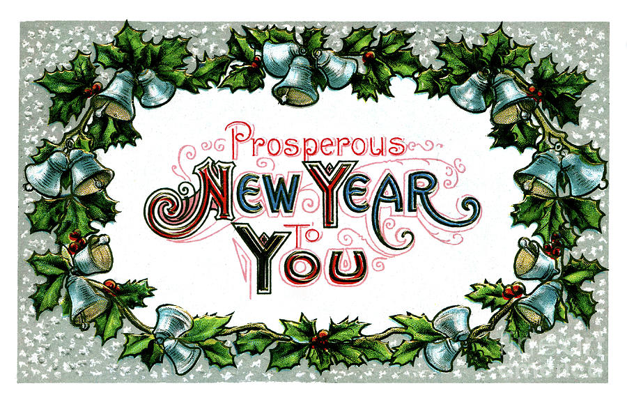Prosperous New Year Digital Art by Pete Klinger