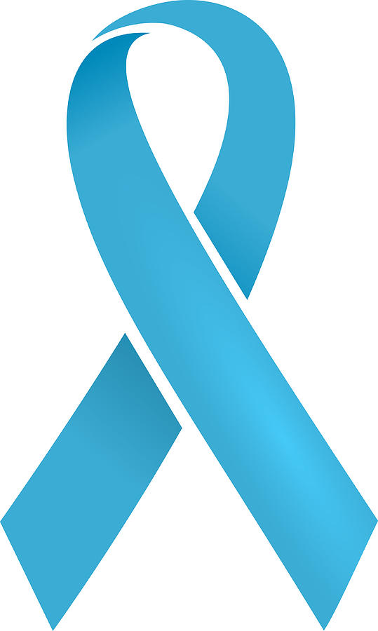 Prostate Cancer Awareness Ribbon Drawing by Amtitus