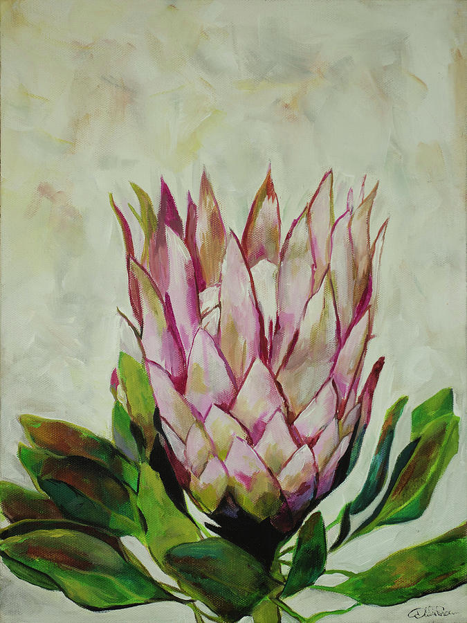 Protea Painting by Debbie Brown