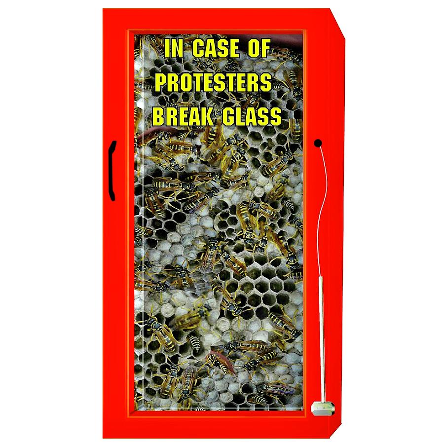 Protesters and bees Digital Art by David McKinney Protesters and bees Digital Art by David McKinney