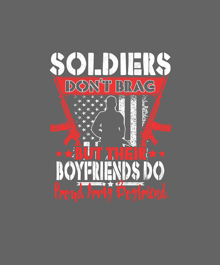 Proud Boyfriend of an American Soldier Hoodie Sweatshirt